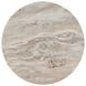 Reilly Rusty Gray Round Marble Top Coffee Table