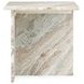 Bexly Rusty Gray Square Marble Top End Table