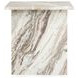 Bexly Rusty Gray Square Marble Top End Table