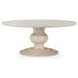 Hera Creamwood 72" Round Dining Table