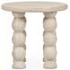 Adir Cream Round End Table