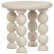 Adir Cream Round End Table