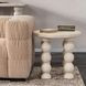 Adir Cream Round End Table