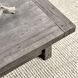 Stonebridge Distressed Gray Square Concrete Top Coffee Table