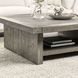 Stonebridge Distressed Gray Square Concrete Top Coffee Table