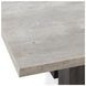Simone Olive Brown and Antique Gray 94" Rectangular Concrete Top Dining Table