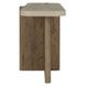 Dillon Natural and Antique White Rectangular Concrete Top Console Table