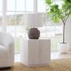 Layne Milk White Square End Table
