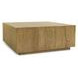 Layne Light Brown Square Coffee Table with Casters