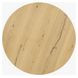 Layne True Natural Round Coffee Table with Casters