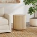 Layne True Natural Round End Table