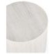 Layne Milk White Round End Table