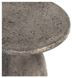 Collins Dark Gray 16" Round Outdoor Concrete Top Accent Table