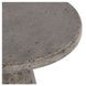 Collins Dark Gray 19" Round Outdoor Concrete Top Accent Table