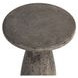 Collins Dark Gray 19" Round Outdoor Concrete Top Accent Table
