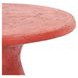 Collins Rust Round Outdoor Concrete Top Accent Table