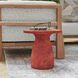 Collins Rust Round Outdoor Concrete Top Accent Table