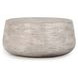 Nellie Light Gray Round Outdoor Concrete Top Coffee Table