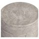 Nellie Light Gray Round Outdoor Concrete Top End Table