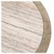 Talbot Natural 55" Round Travertine Top Dining Table