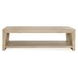 Troy Aged Cream Rectangular Coffee Table