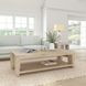 Troy Aged Cream Rectangular Coffee Table