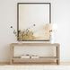 Troy Aged Cream Rectangular Console Table