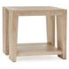 Troy Aged Cream Square End Table