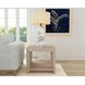 Troy Aged Cream Square End Table