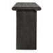 Larson Carbon Black Rectangular Console Table