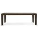 Troy Suede Brown 89" Rectangular Dining Table