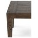 Troy Suede Brown 89" Rectangular Dining Table