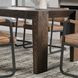 Troy Suede Brown 89" Rectangular Dining Table