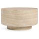 Mckenna Beige Round Outdoor Concrete Top Coffee Table