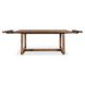 Lyra Smoke Brown 110" Extendable Rectangular Dining Table