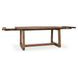 Lyra Smoke Brown 110" Extendable Rectangular Dining Table