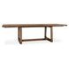Lyra Smoke Brown 110" Extendable Rectangular Dining Table