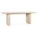 Vander Cream Washed 84" Rectangular Dining Table