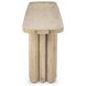 Tiber Cream Washed Rectangular Console Table