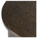 Runa Coffee Brown Round End Table