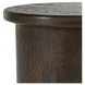 Runa Coffee Brown Round End Table