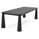 Atrop Ink Black 102" Rectangular Dining Table