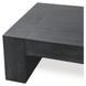 Bristol Aged Black Rectangular Coffee Table