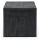 Bristol Aged Black Square End Table