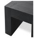Bristol Aged Black Square End Table