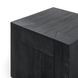 Bristol Aged Black Square End Table