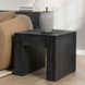 Bristol Aged Black Square End Table