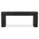 Bristol Aged Black Rectangular Console Table