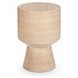 Terrace Beige Round Outdoor Concrete Top Accent Table