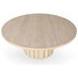 Tiber Cream Washed 70" Round Dining Table